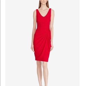 Lauren by Ralph Lauren red dress